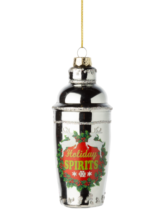 Ornament, Holiday Spirit Cocktail Shaker
