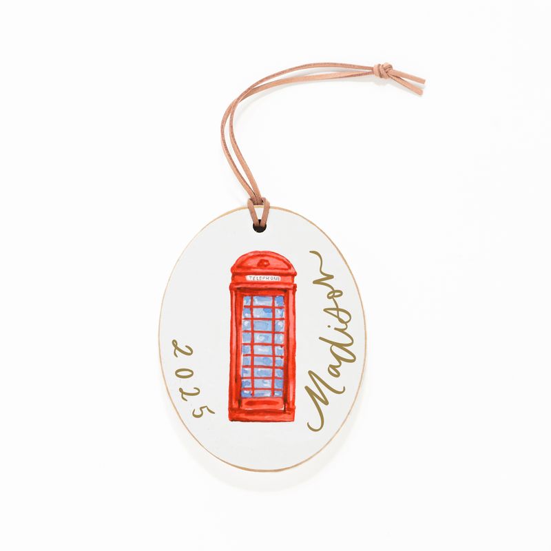Ornament, Red Phone Booth