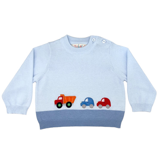 Blue Autos Sweater