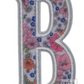 Applique Letters, Garden Floral  (sold individually- only works with TRVL coated items)