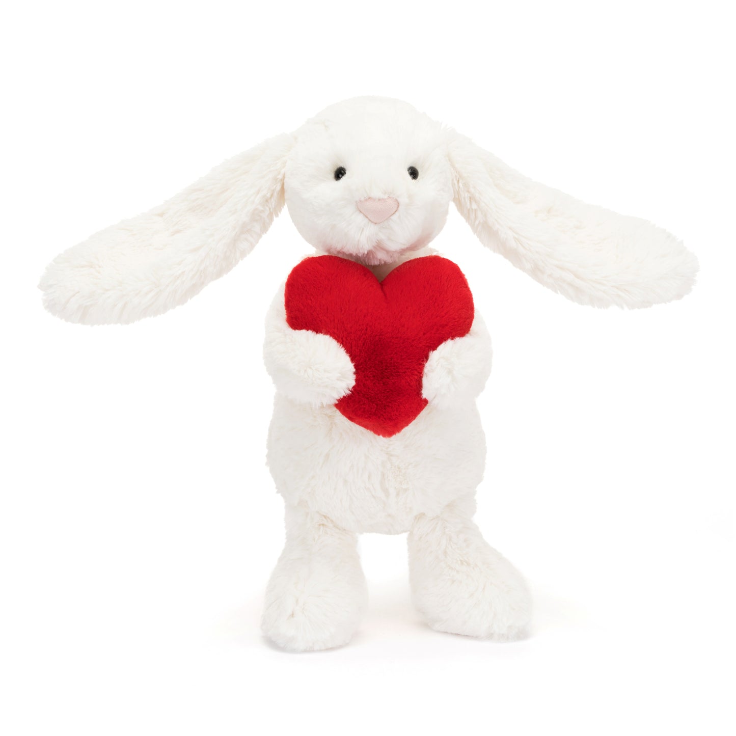 Bashful Red Love Heart Bunny Original