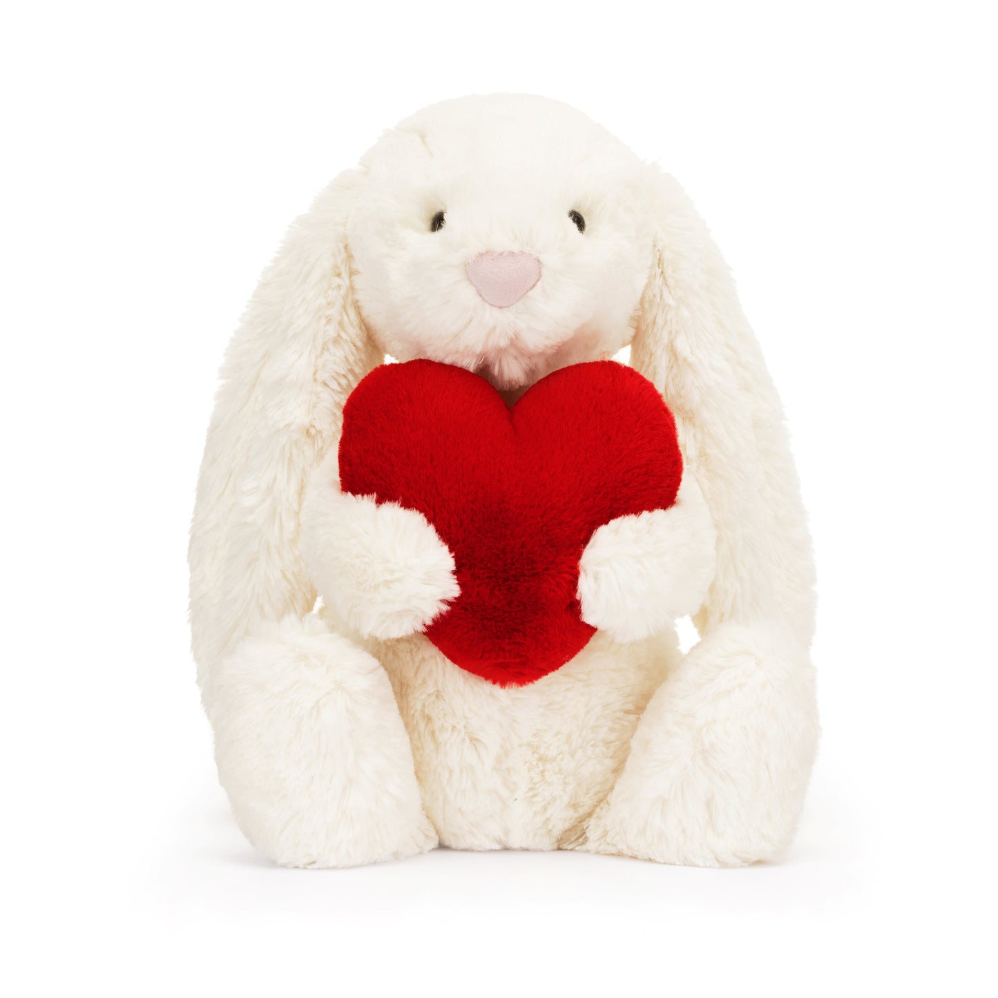 Bashful Red Love Heart Bunny Original