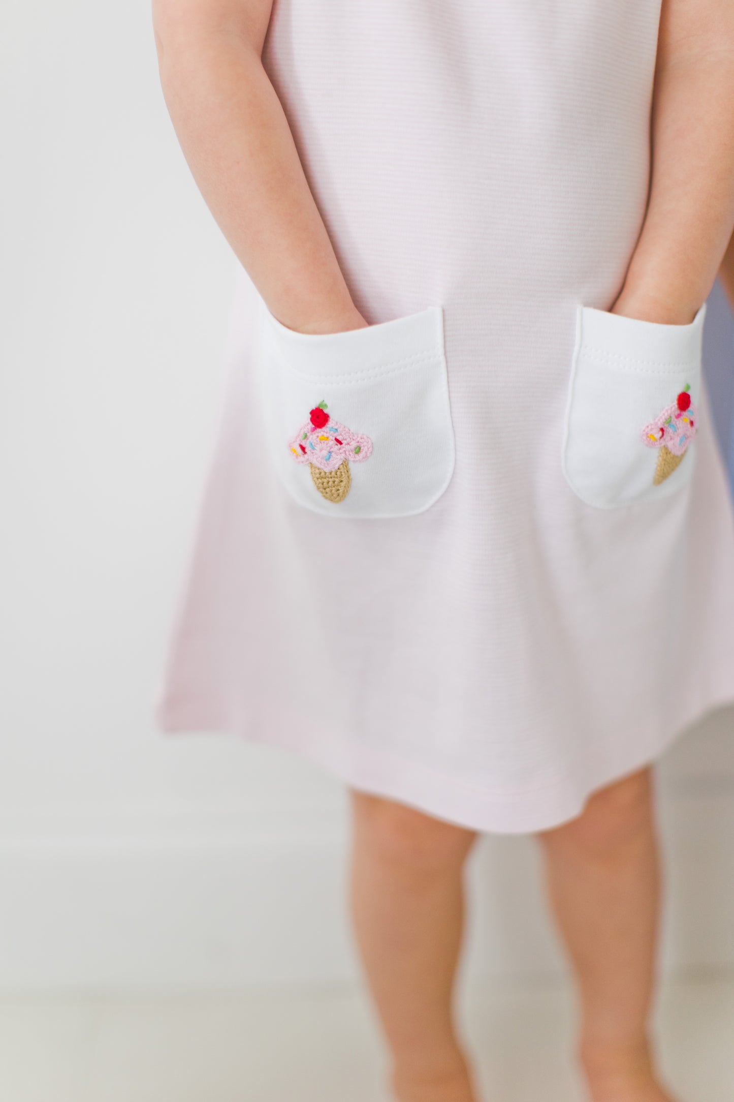 Lucy Pocket Dress, Ice Cream