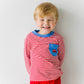 Long Sleeve Striped Pocket Tee, Car
