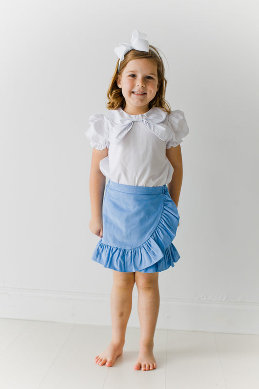 Rachel Skort, Periwinkle Cord