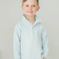 Blue Quilted Pullover
