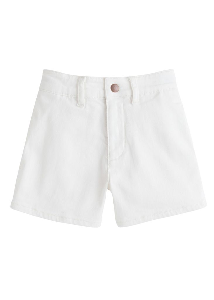 Denim Shorts - Ivory