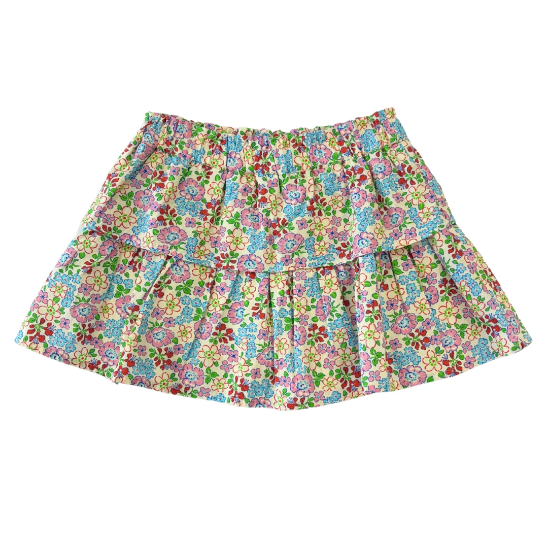 Tiered Skort - Bloomsbury Blossoms