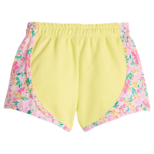 Track Shorts - Frangipani Pink & Yellow