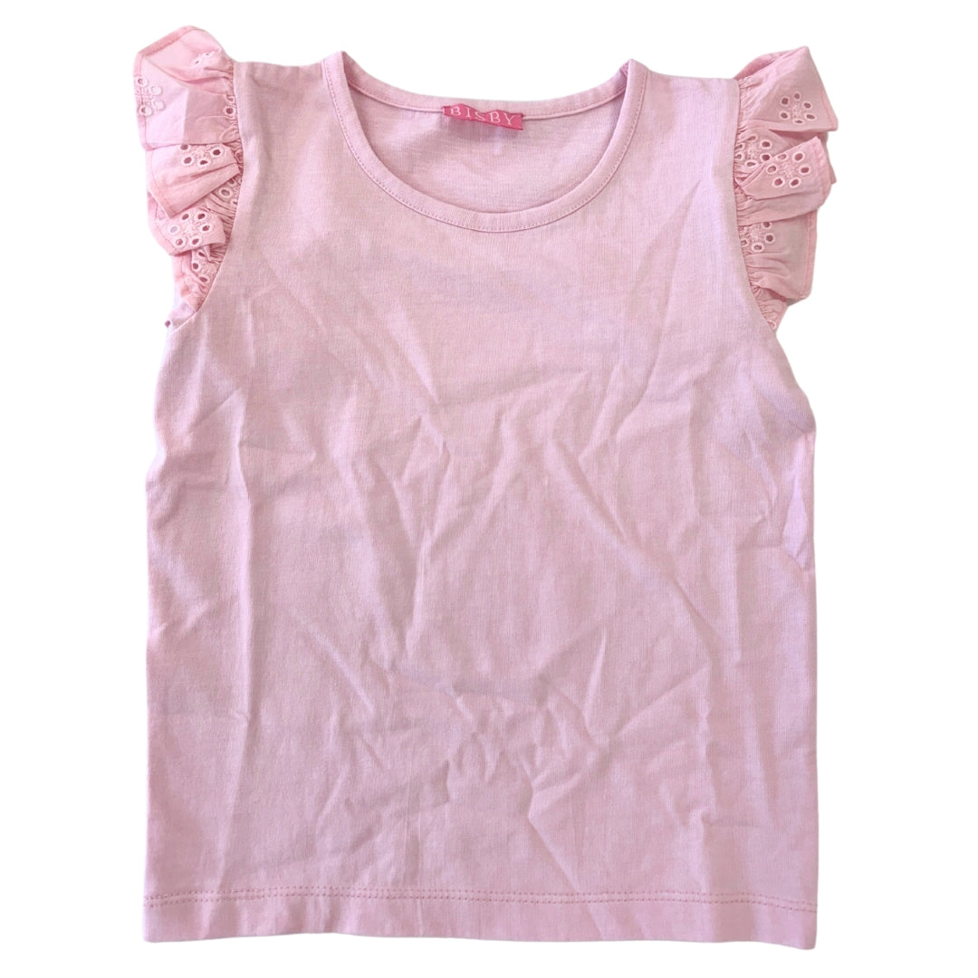 Eyelet Tank - Pink