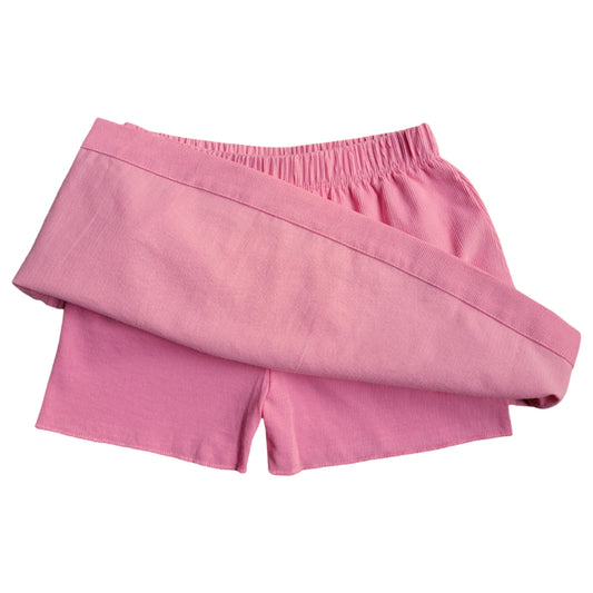 Girl's Light Bubblegum Pink Corduroy Skort