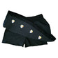 Girl's Black Corduroy Embroidered Candy Corns Skort