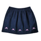 Girl's Navy Corduroy Embroidered Pink Bows Skort