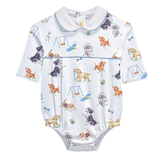 Long Sleeve Printed Bubble, Doggie Park