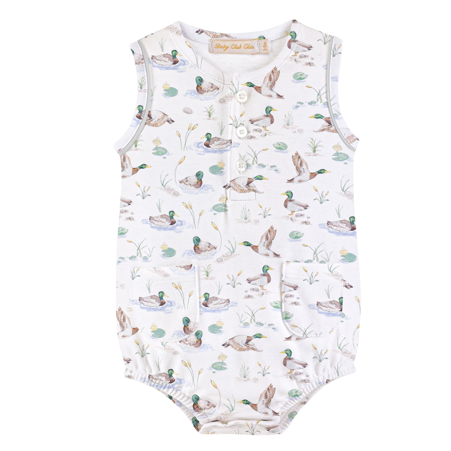 Mallard Ducks Bubble With Pockets