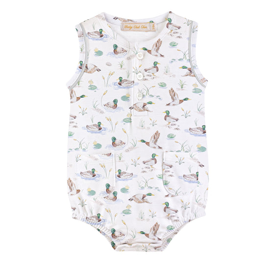 Mallard Ducks Bubble With Pockets