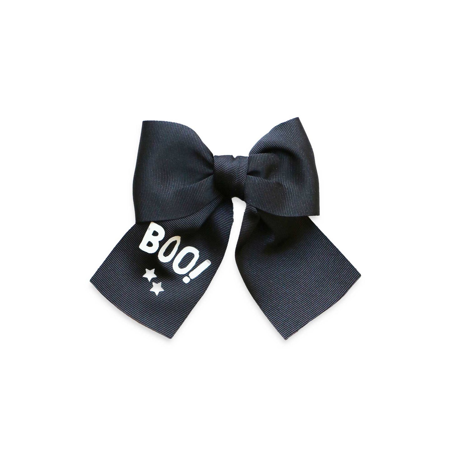 Halloween "BOO!" Glow in the Dark Sailor Bow, Black