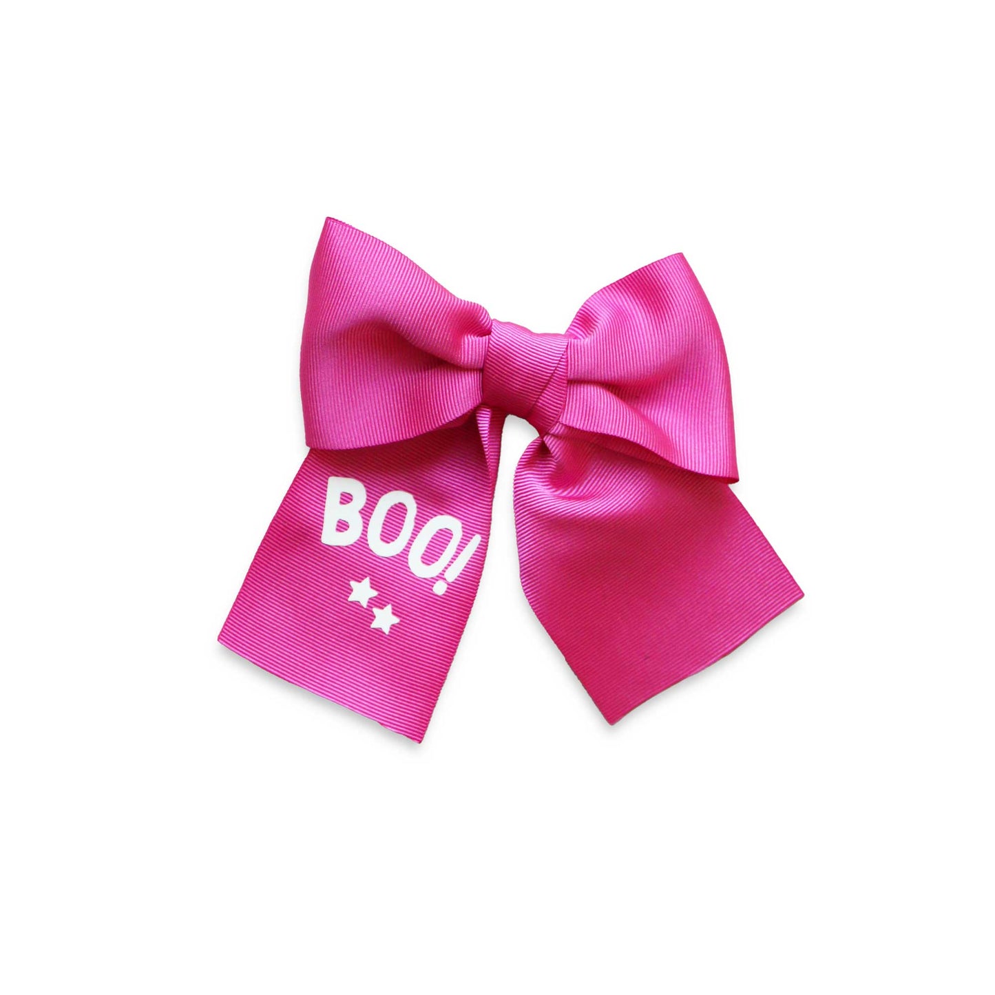 Halloween "BOO!" Glow in the Dark Sailor Bow, Fuchsia