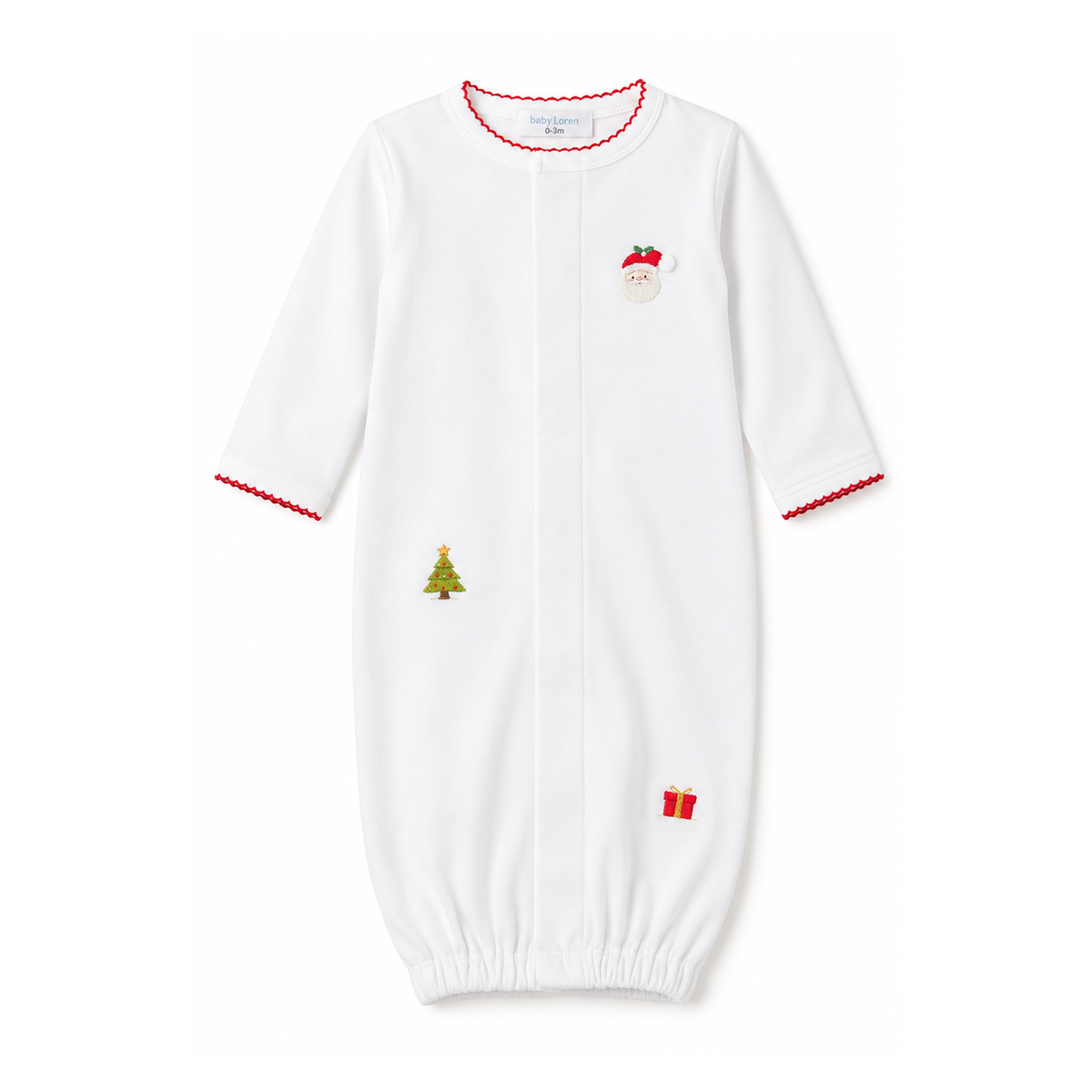 White Sweet Santa Pima Converter Gown