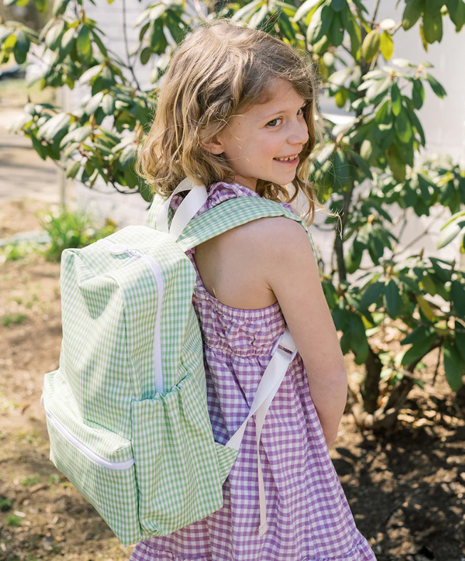 Backpacker, Gingham Leaf Green