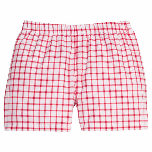 Basic Short - Red Windowpane