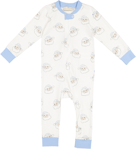 Blue Santa Baby Boy Pajama