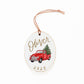 Ornament, Red Truck with Tree