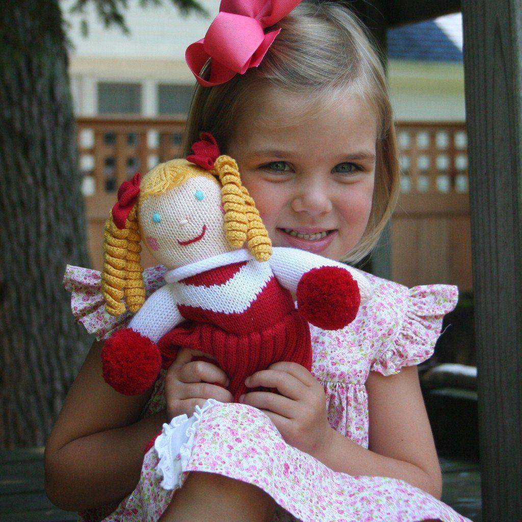 Knit Doll, Red Cheerleader