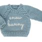 Snow Bunny Surf Blue Crew Neck Sweater