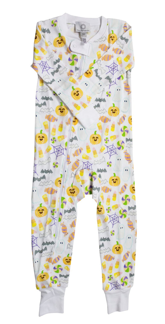 Candy Corn Zipper PJ No Feet