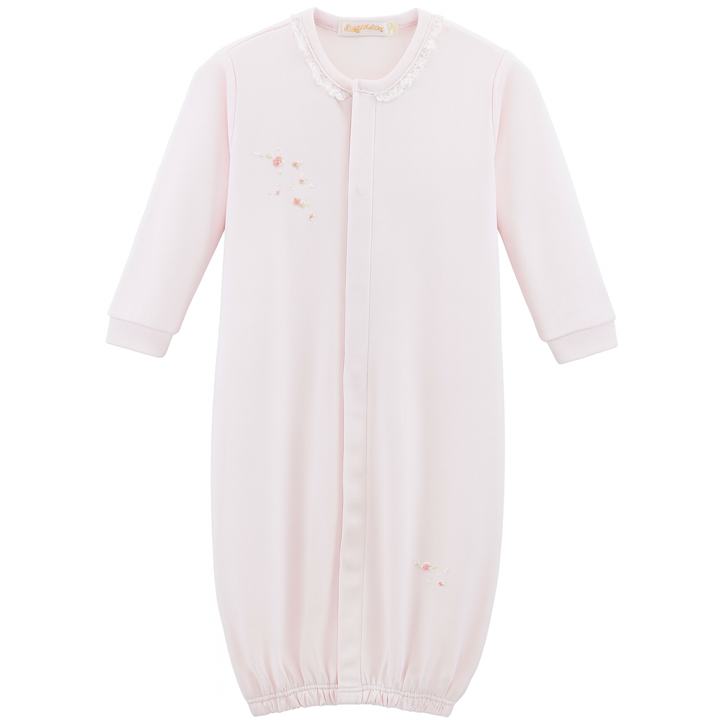 Embroidered Converter Gown, Spring Flowers