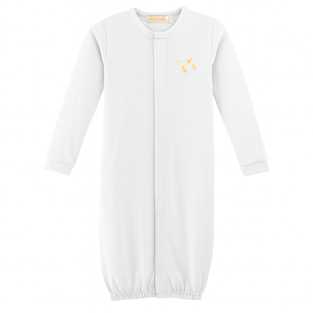 Embroidered Converter Gown, Little Ducks