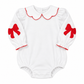 Tammy Bubble with Red White Knit