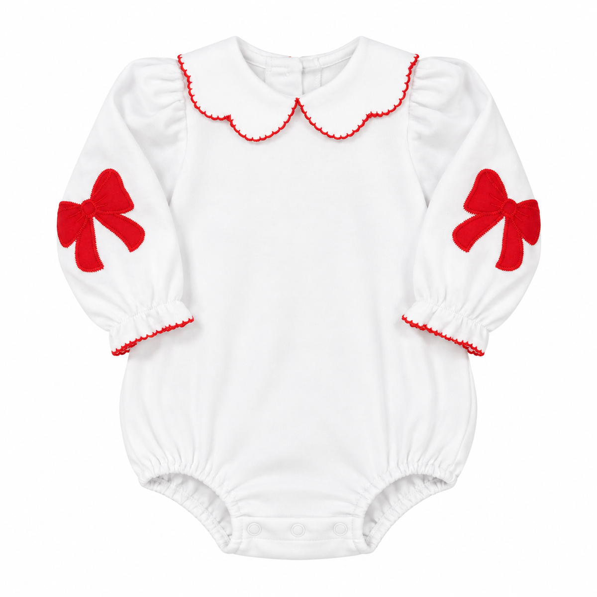 Tammy Bubble with Red White Knit
