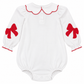Tammy Bubble with Red White Knit