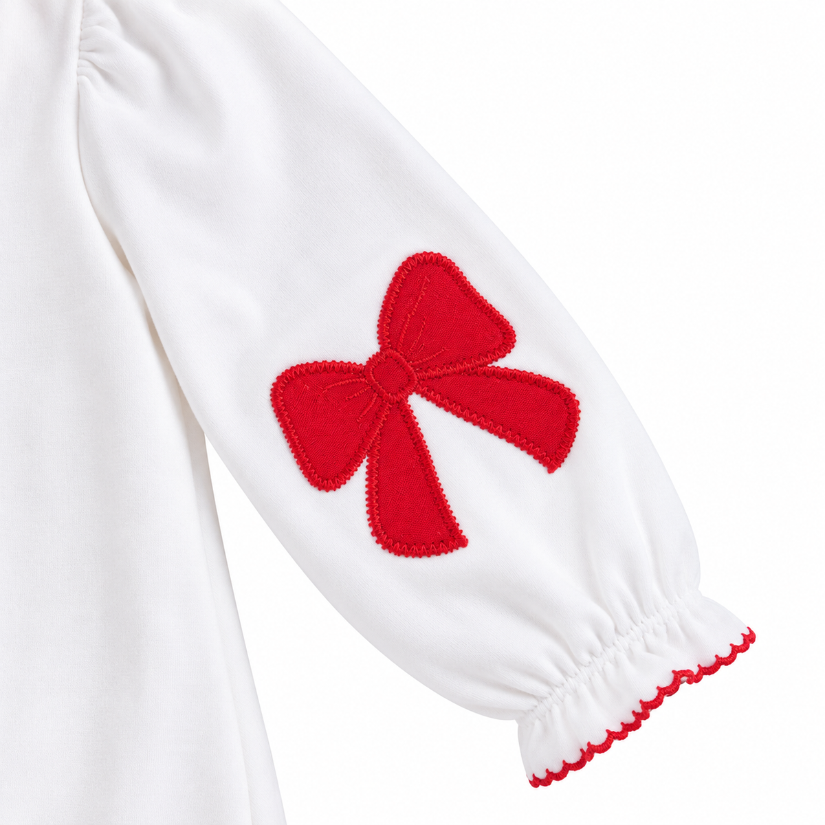 Tammy Bubble with Red White Knit