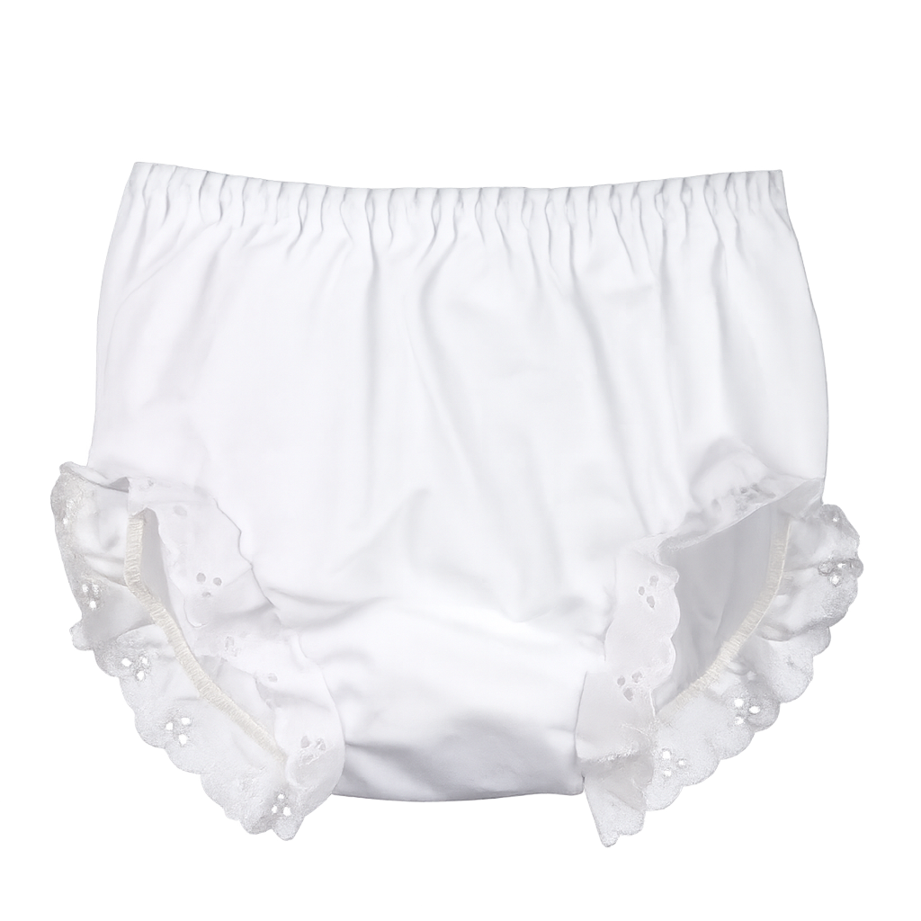 Eyelet Trimmed Diaper Cover