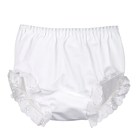 Eyelet Trimmed Diaper Cover