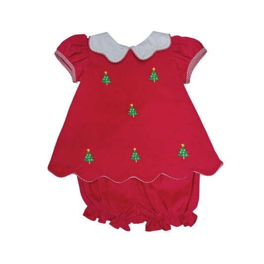 Christmas Tree Sundae Set, Red Cord