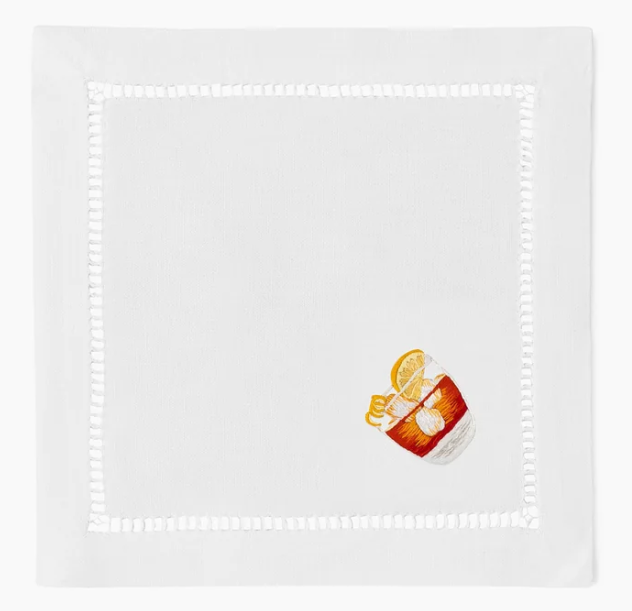 Classic Mixed Drinks Cocktail Napkin Set