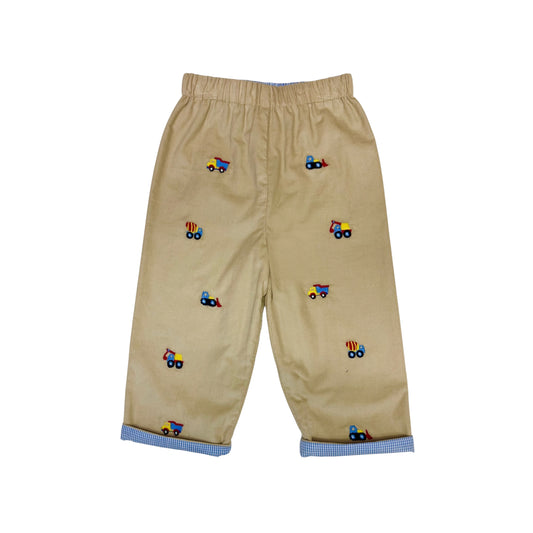 Construction Leo Pants, Tan Cord