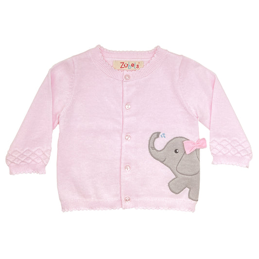 Pink Elephant Cardigan