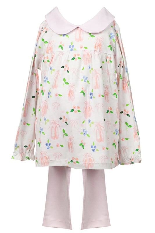 En Point Long Sleeve Tunic Set