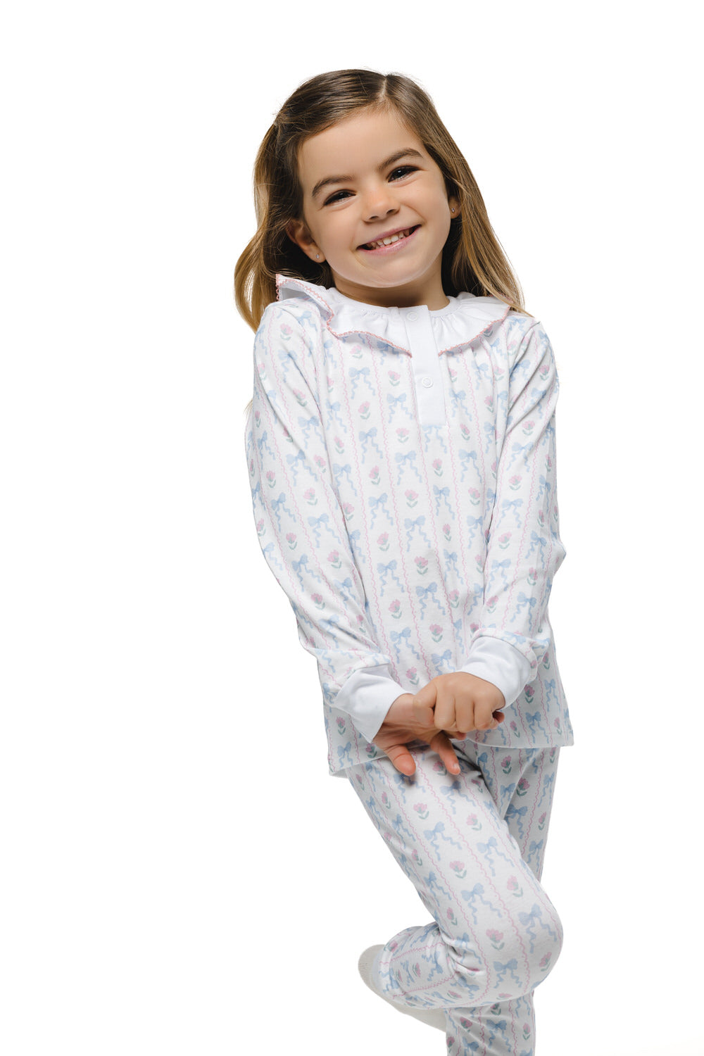 Lullaby Print Girl's Pajama Set