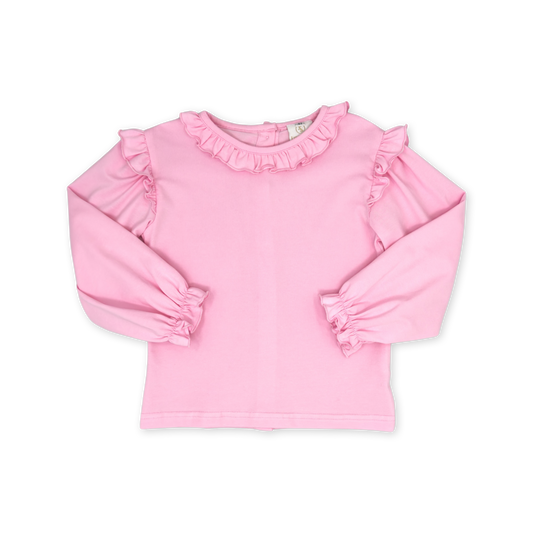 Evelyn Long Sleeve Blouse, Pembroke Pink