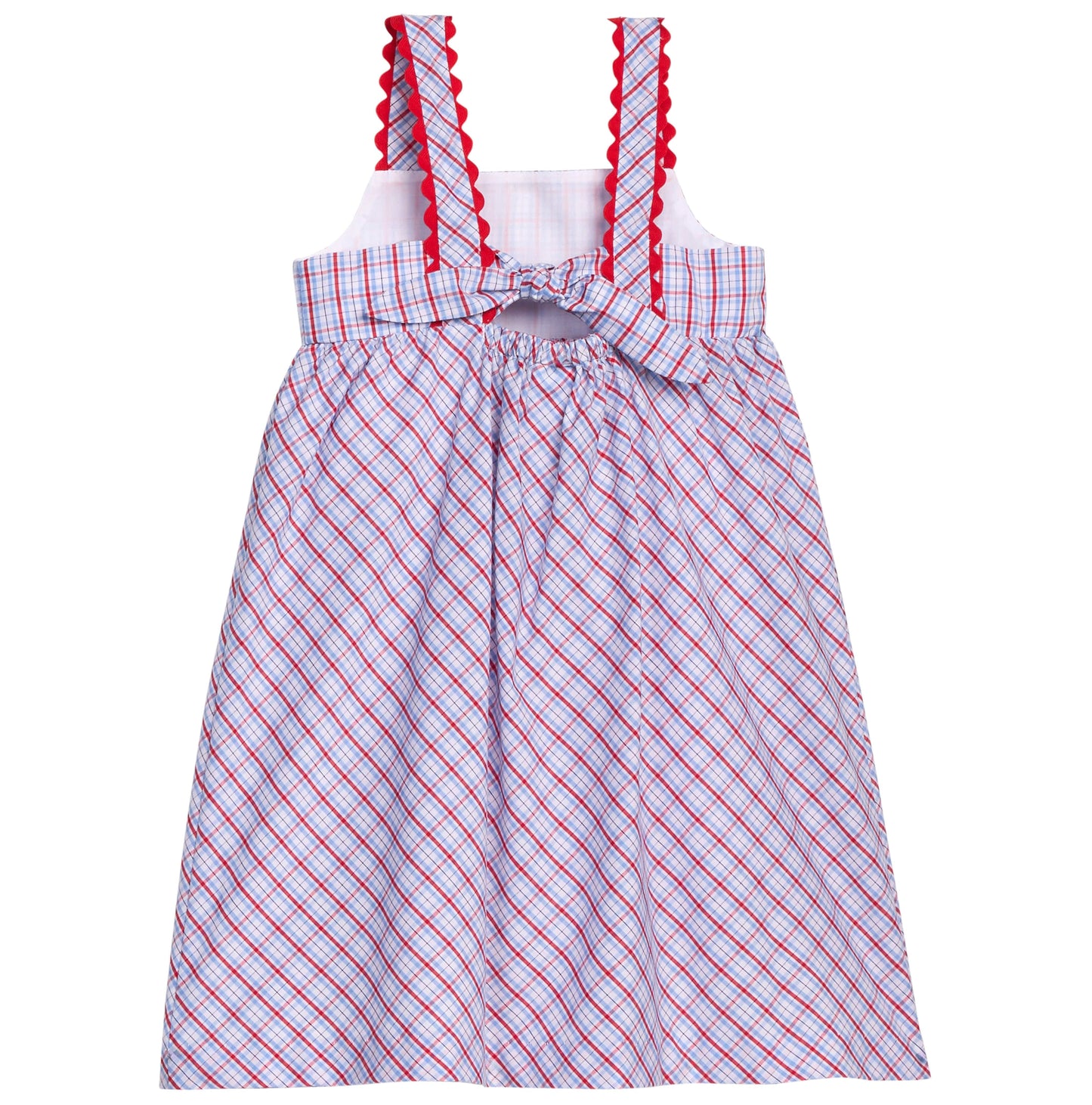 Evie Dress - Patriotic Plaid