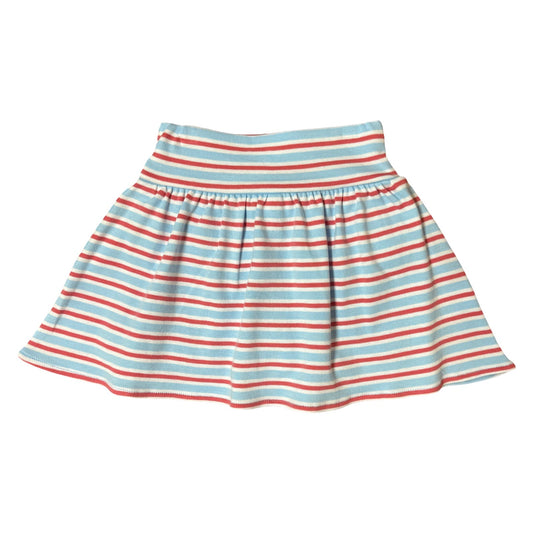 Girl's Summer Stripe Skort