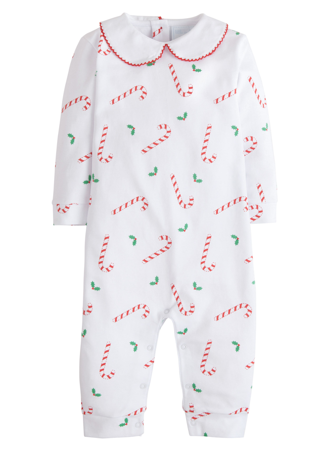 Candy Cane Lane Printed Playsuit