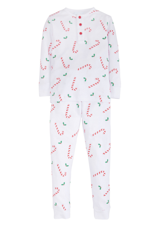 Boy's Candy Cane Lane Printed Jammies