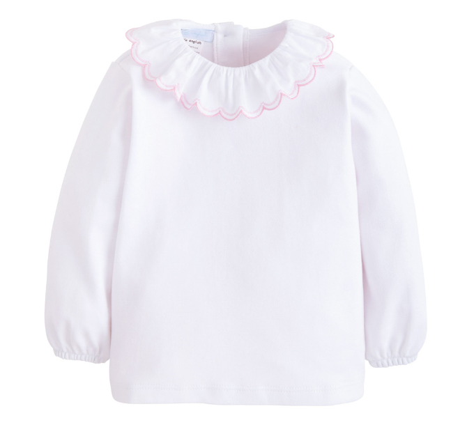 London Blouse, Light Pink Trim